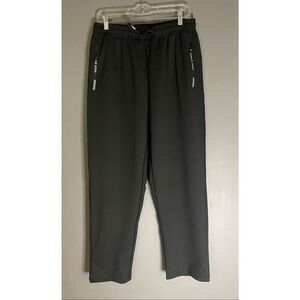 New Sport Black Quick Dry Athletic Sweat Pants Zipper Pockets Size XL NWOT